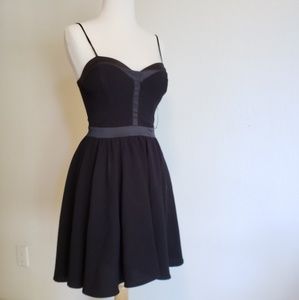 GUESS Black skater dress